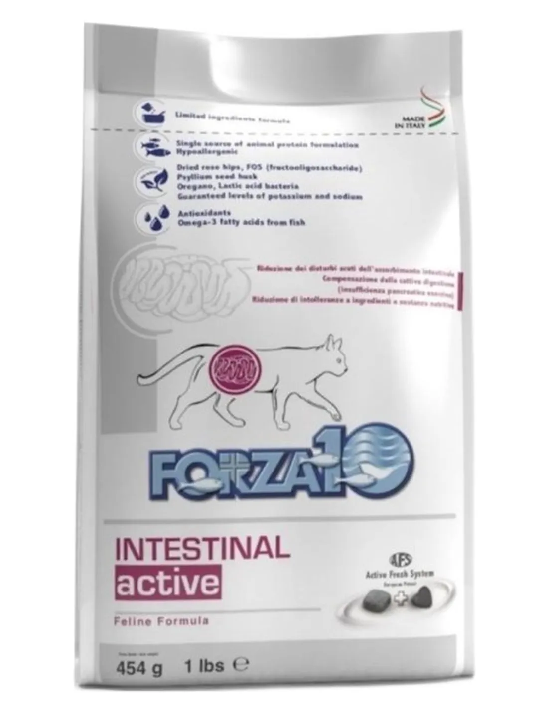 Forza 10 gatto intestinal active 454 gr   Forza 10 gatto intestinal active 454 gr