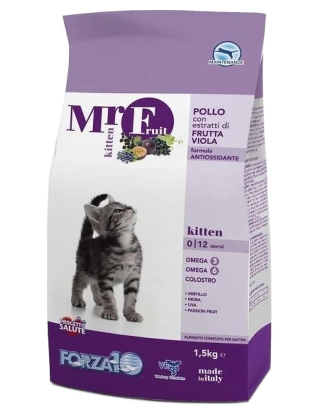Forza 10 gatto mr fruit kitten 400 gr   Forza 10 gatto mr fruit kitten 400 gr