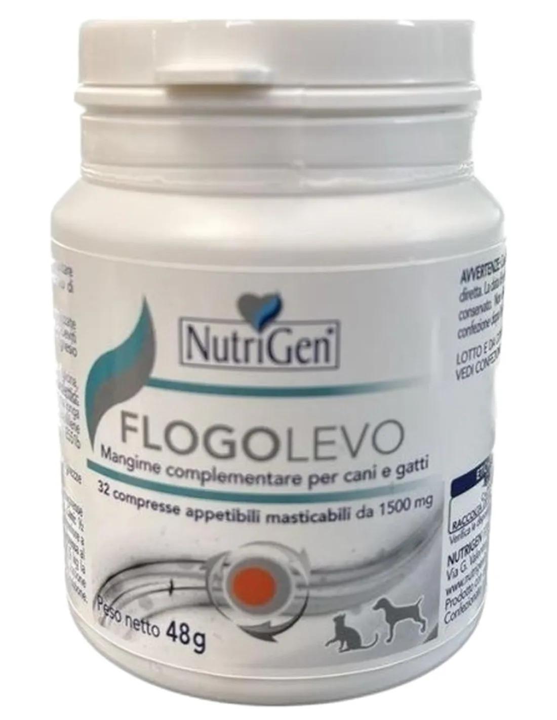 Nutrigen flogolevo 32 compresse appetibili masticabili 48 gr   Nutrigen flogolevo 32 compresse appetibili masticabili 48 gr