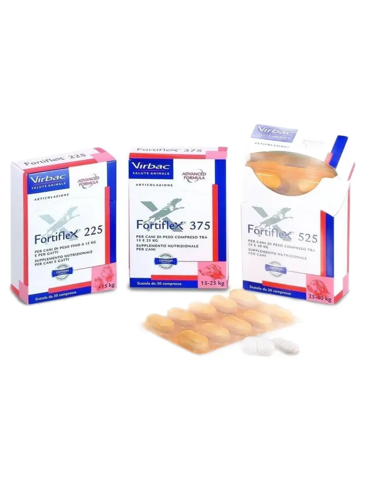 Virbac fortiflex 375 mg 30 compresse  