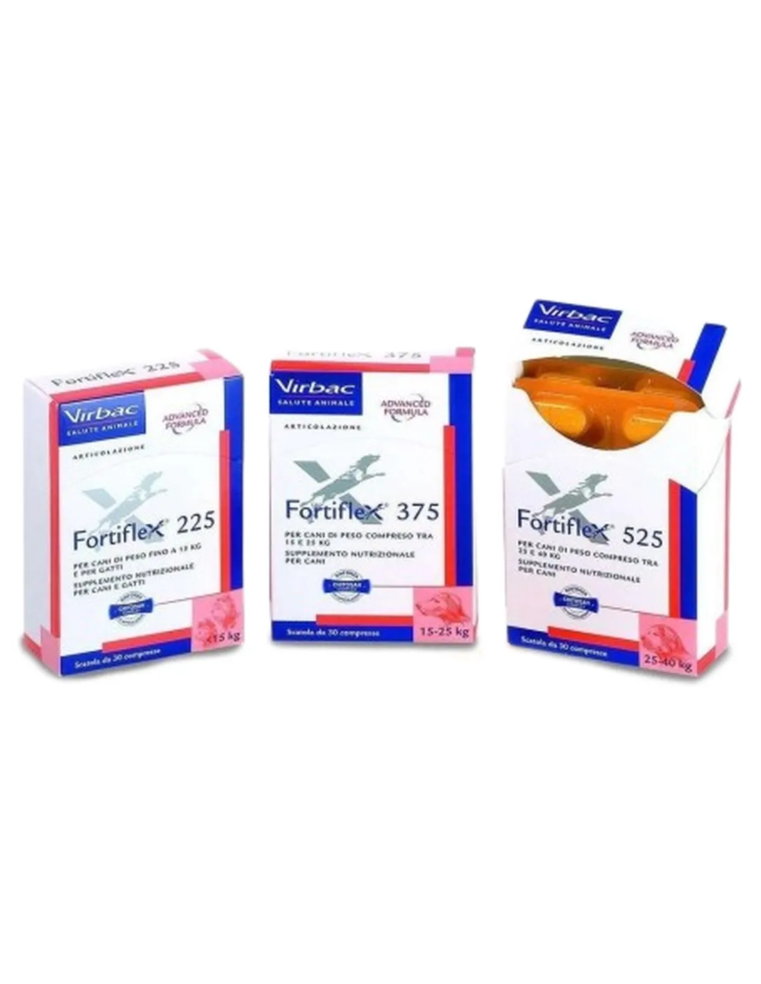 Virbac fortiflex 375 mg 30 compresse  