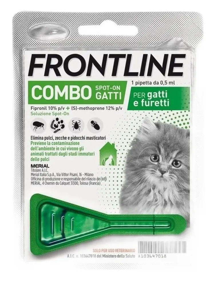 Frontline combo gatti 1 pipetta 0,5 ml  