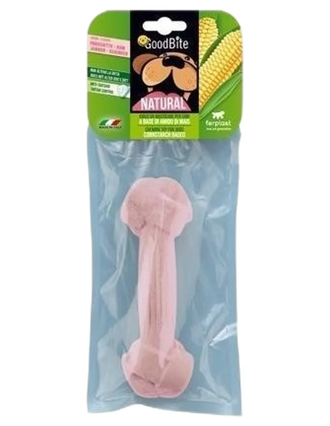 Ferplast goodbite natural osso prosciutto xl 250 gr  