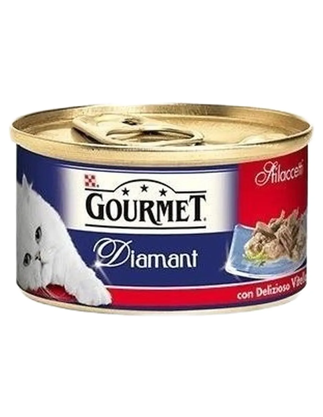 Gourmet diamant sfilaccetti con vitello delizioso 85 gr  
