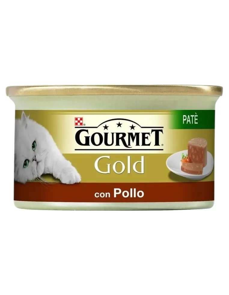 Gourmet gold pate con pollo 85 gr  