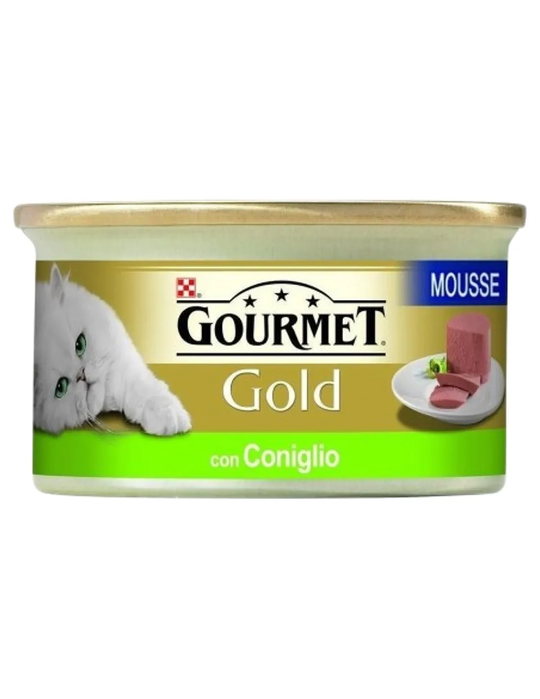 Gourmet gold mousse con coniglio 85 gr  
