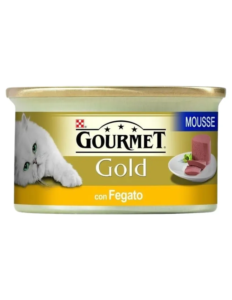 Gourmet gold mousse con fegato 85 gr  
