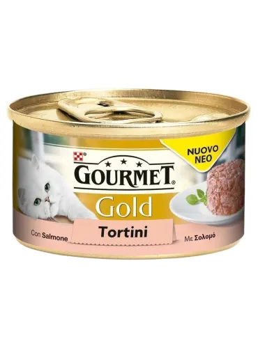 Gourmet gold tortini con salmone 85 gr  