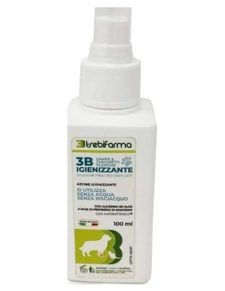 Trebifarma 3Bigienizzante zampe 100 ml  