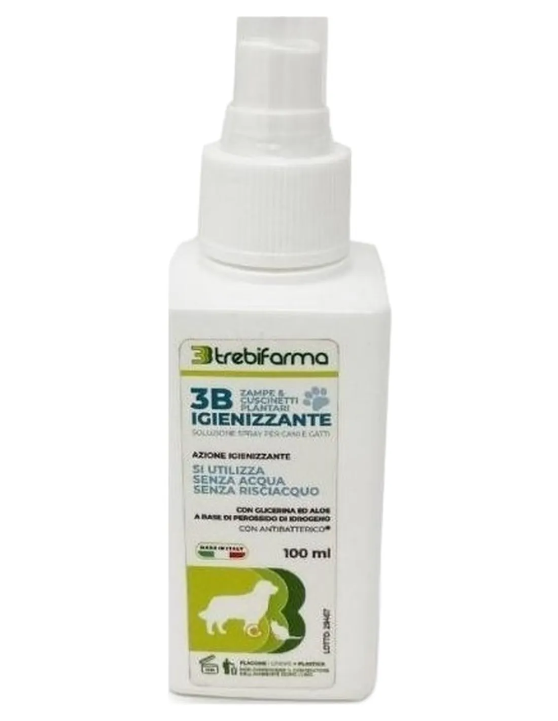 Trebifarma 3Bigienizzante zampe 100 ml  