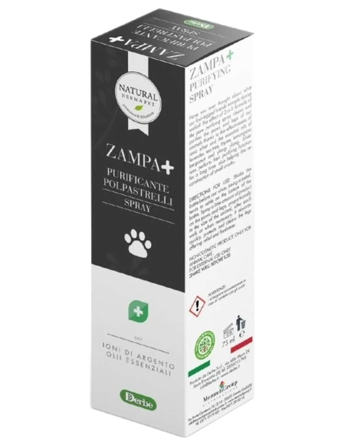 Derbe zampa + purificante polpastrelli spray 75 ml  