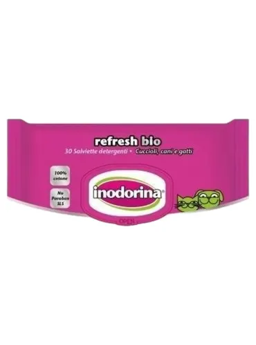 Inodorina refresh bio salviette profumo delicato  