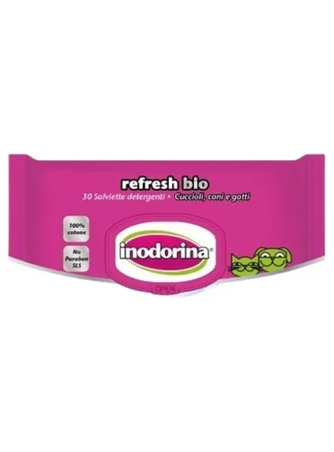 Inodorina refresh bio 30 salviette al talco  
