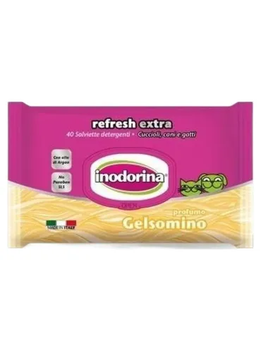 Inodorina refresh extra salviette al gelsomino  