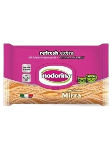 Inodorina refresh extra salviette alla mirra  