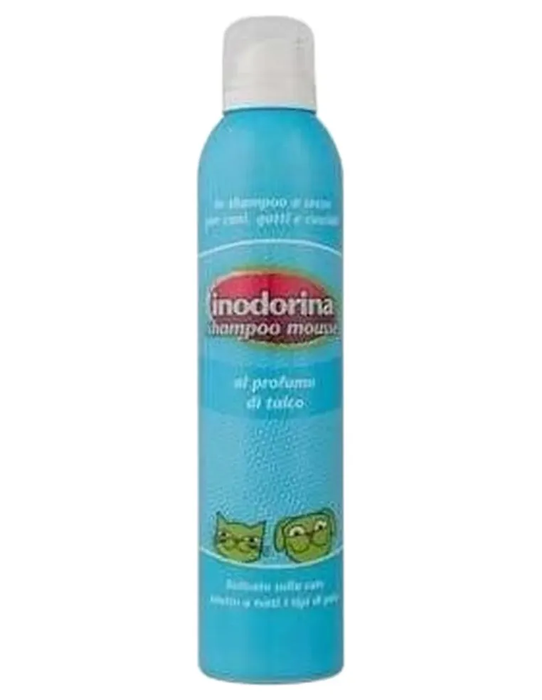 Inodorina shampoo mousse al profumo di talco 300 ml  
