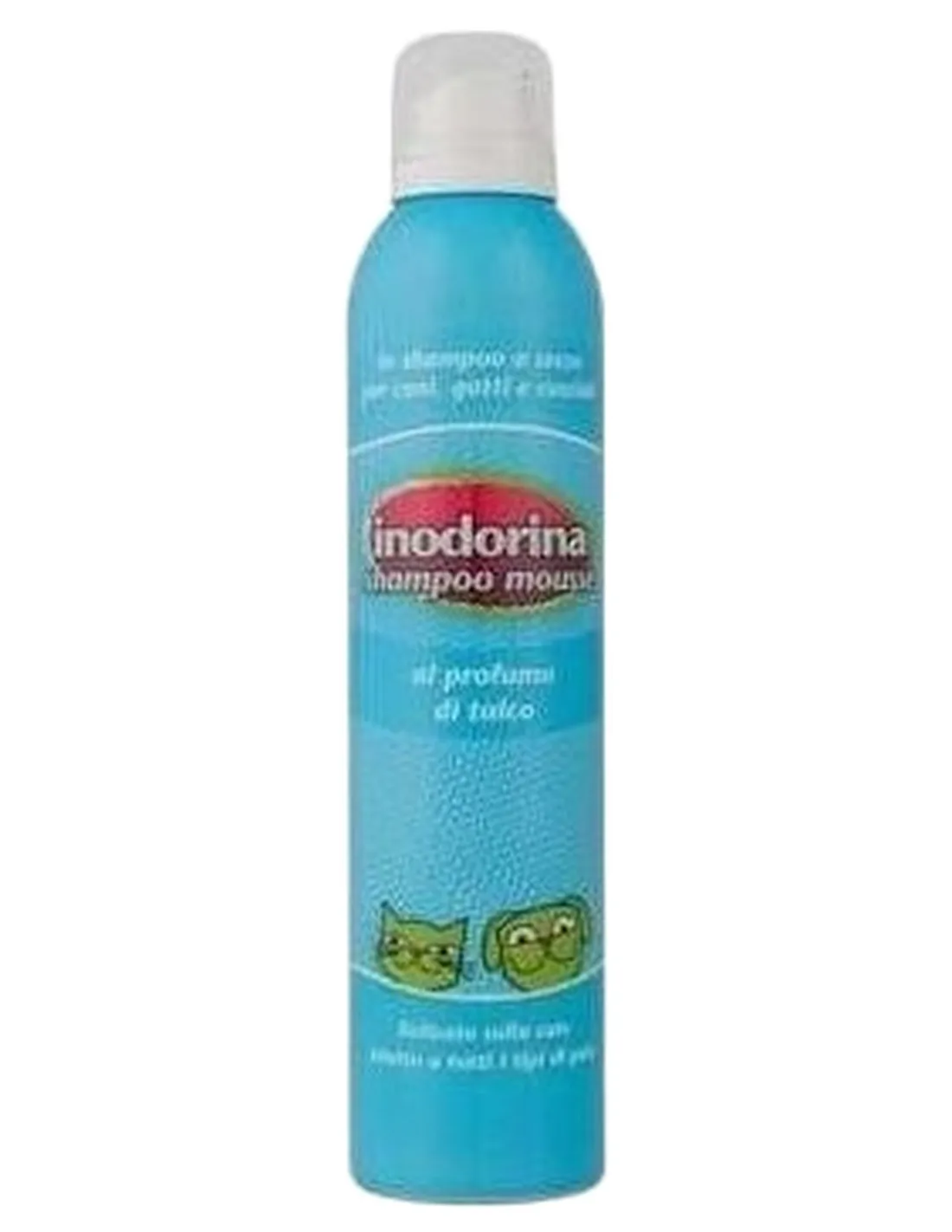 Inodorina shampoo mousse al profumo di talco 300 ml  