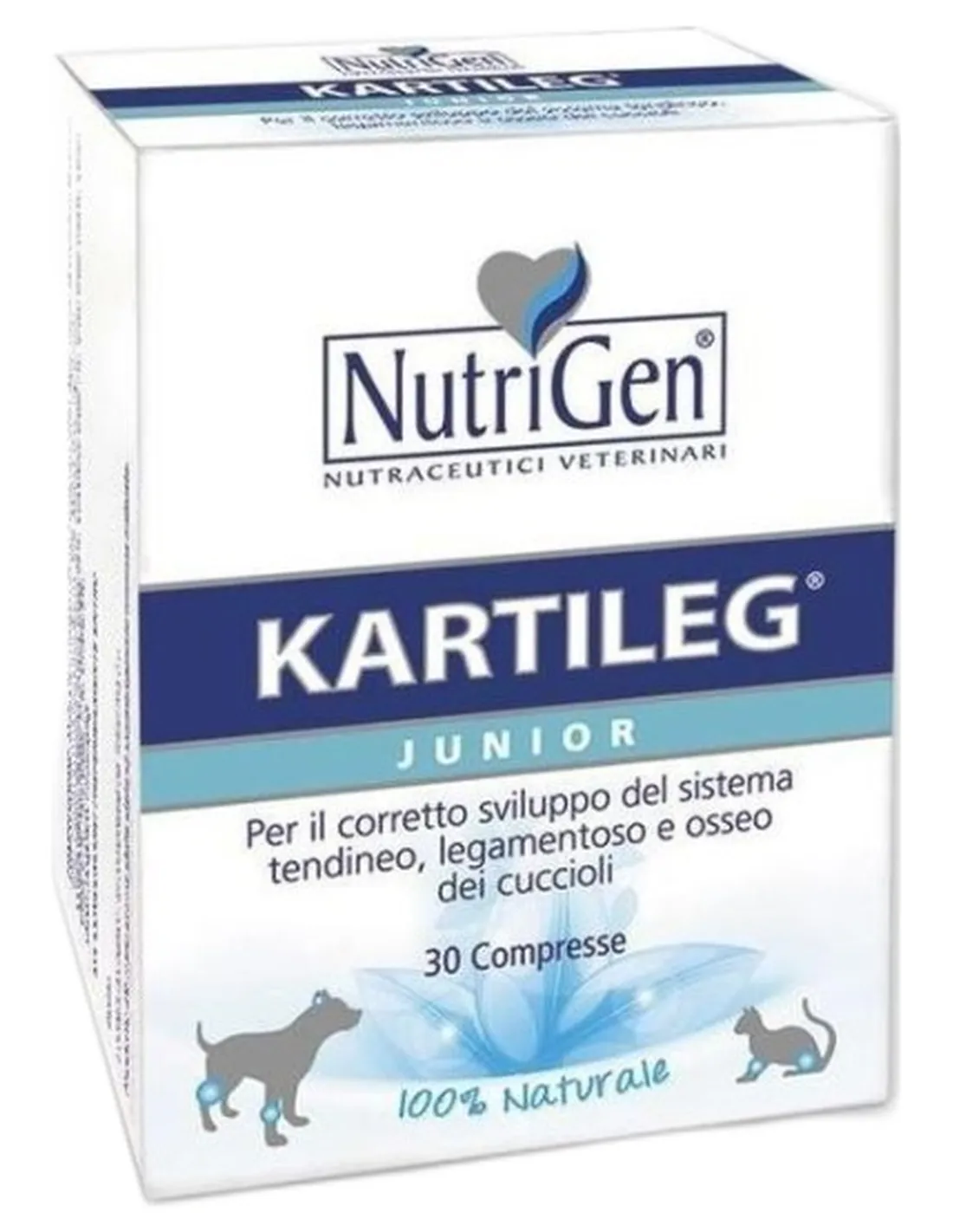 Nutrigen kartileg junior 30 compresse 1000 mg  