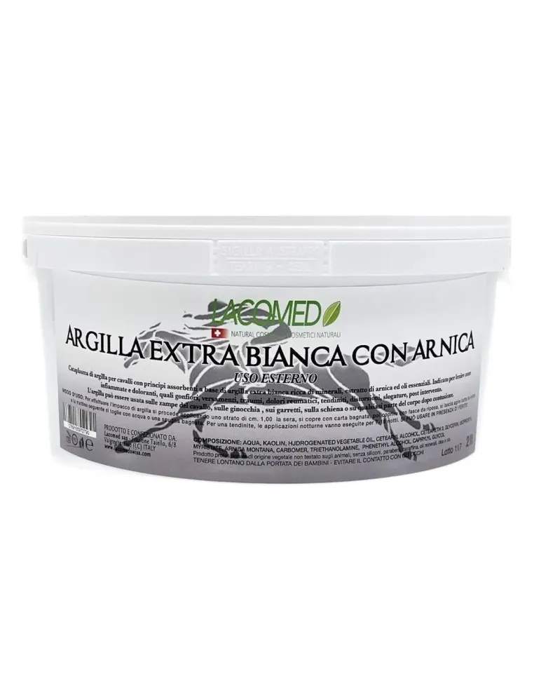 Lacomed Argilla Extra Bianca Con Arnica  