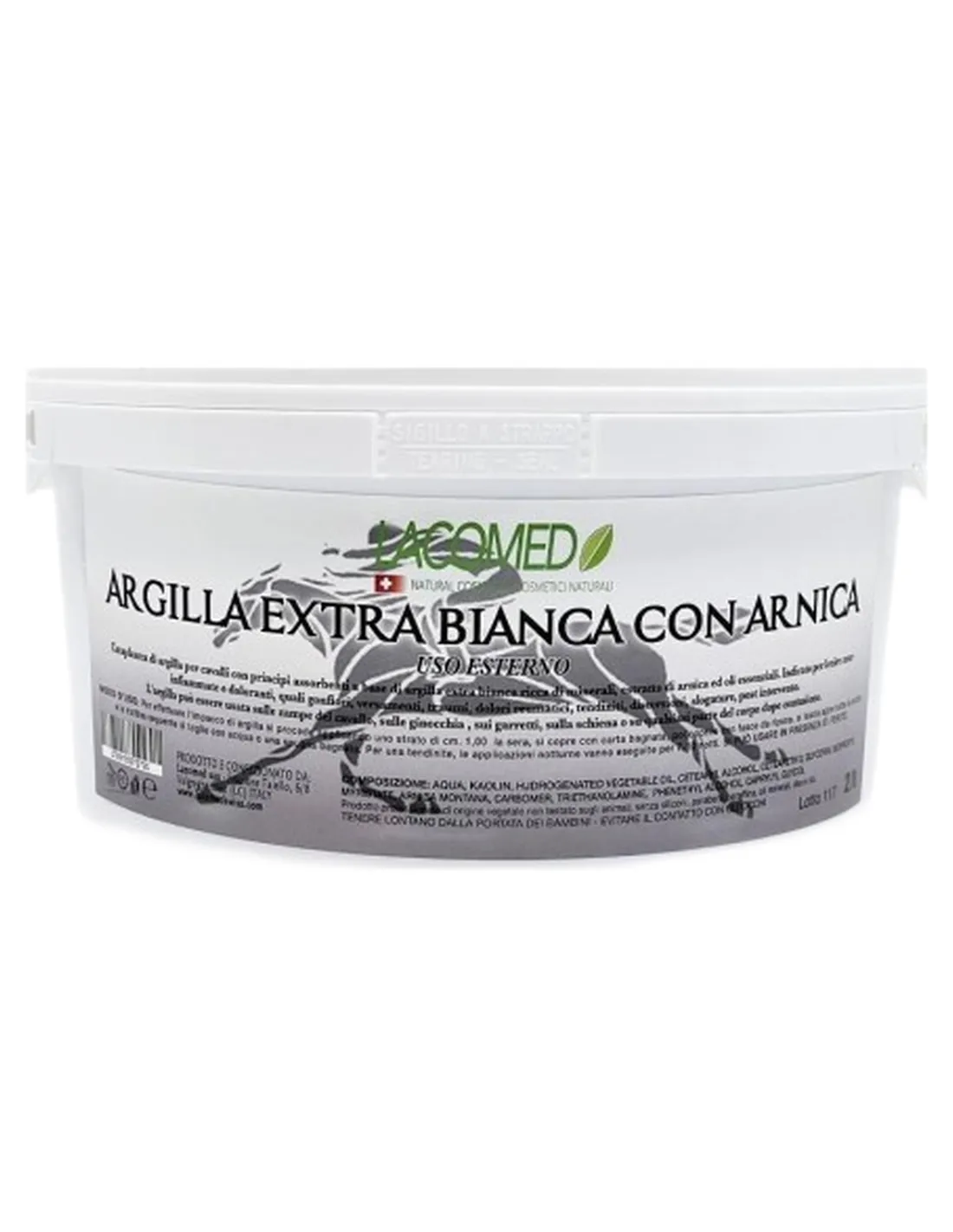 Lacomed Argilla Extra Bianca Con Arnica  