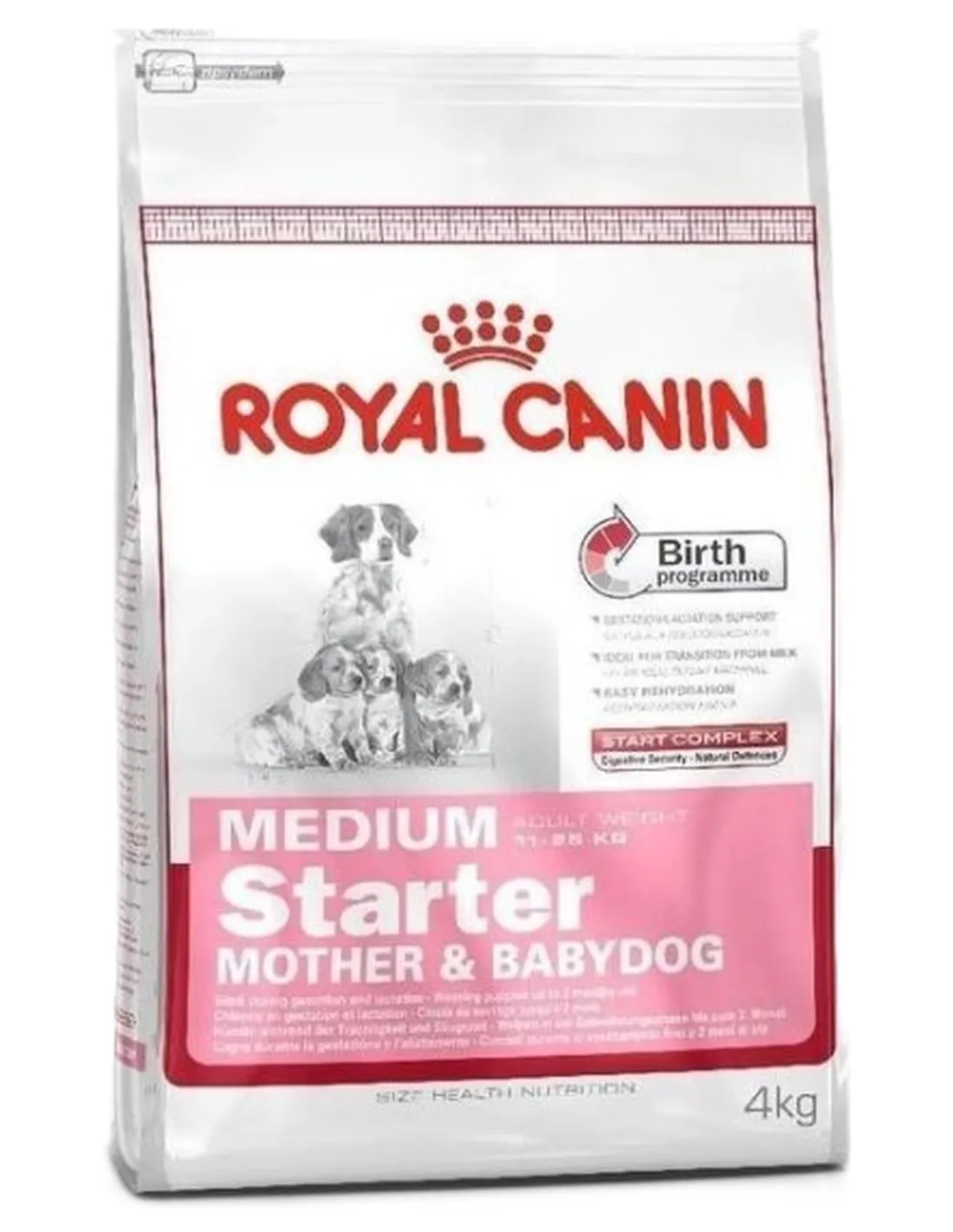 Royal Canin medium starter motèr and babydog 4 kg  