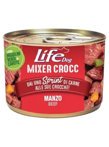 Life Dog MIXER CROCC manzo 150 gr