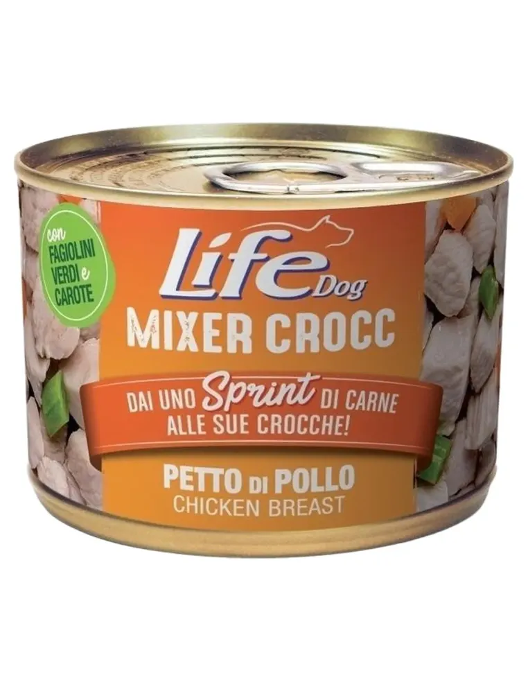 Life Dog MIXER CROCC petto di pollo 150 gr  