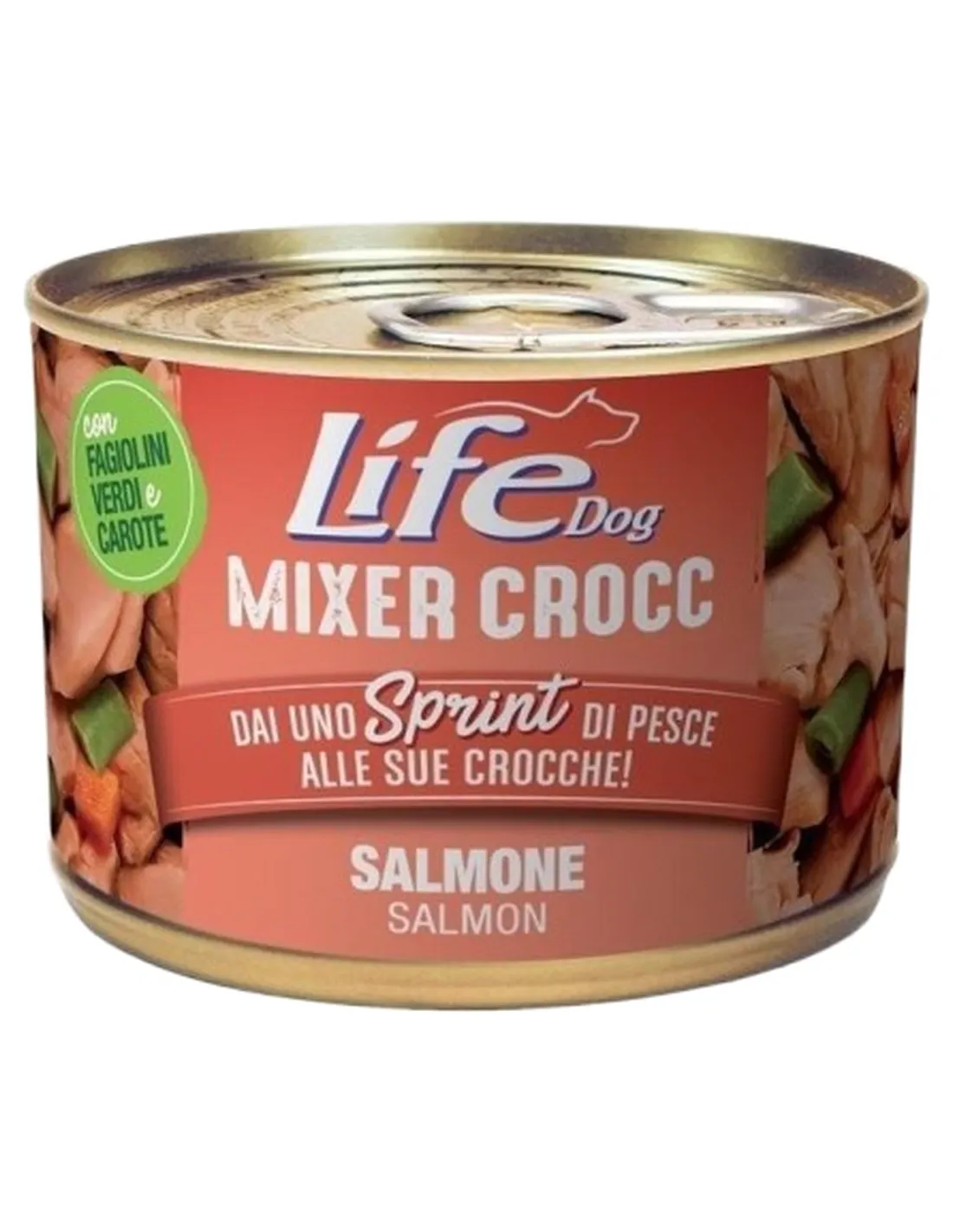 Life Dog MIXER CROCC salmone 150 gr  