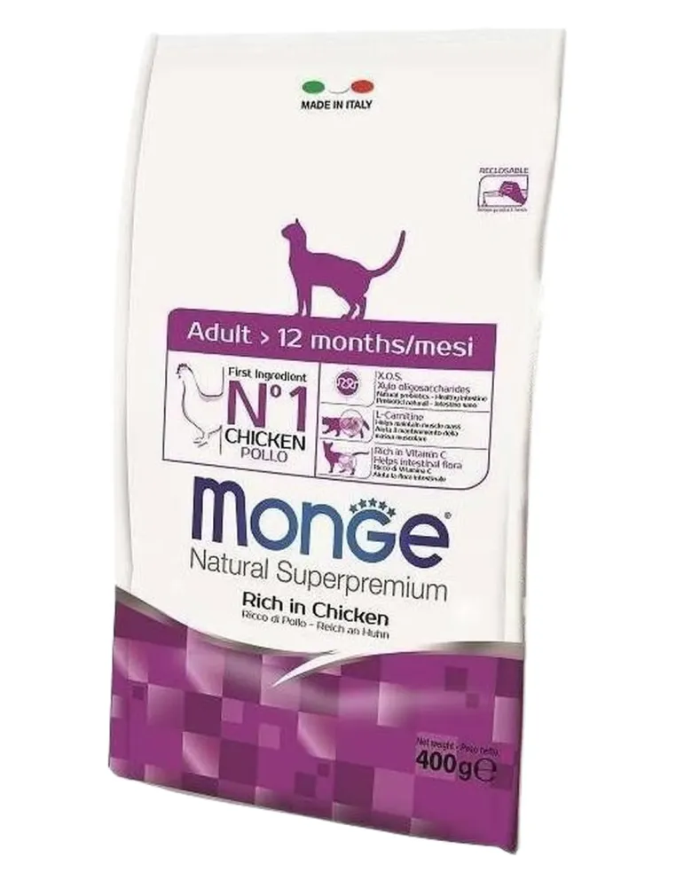 Monge gatto natural superpremium adult pollo 400 gr  