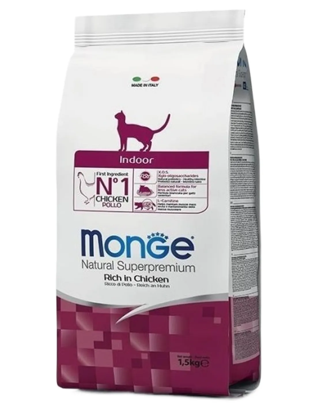 Monge gatto indoor pollo 1,5 kg  