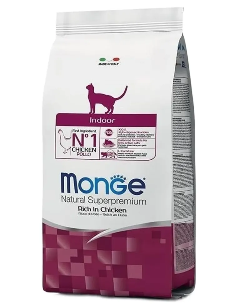 Monge gatto indoor pollo 400 gr  