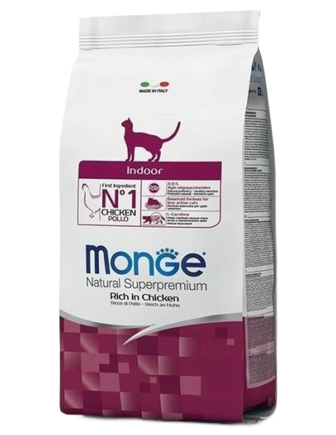 Monge gatto indoor pollo 400 gr  