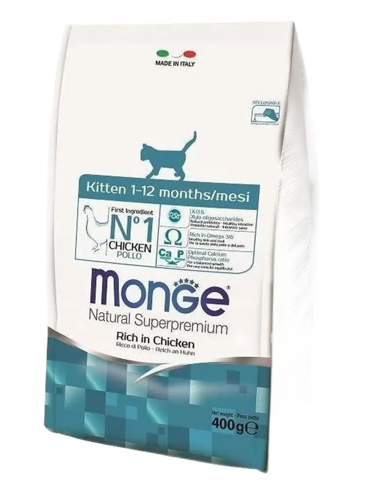 Monge gatto natural superpremium kitten pollo 400 gr  