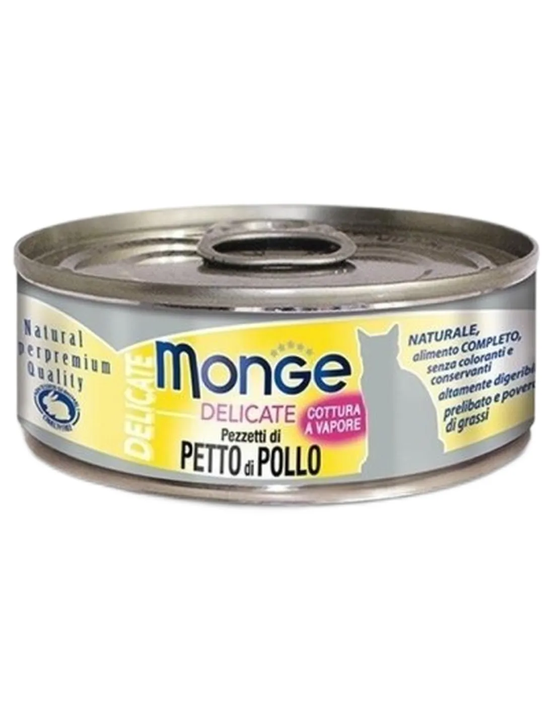 Monge gatto delicate pezzetti di petto di pollo 80 gr  