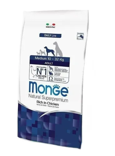 Monge cane adult medium pollo 12 kg  
