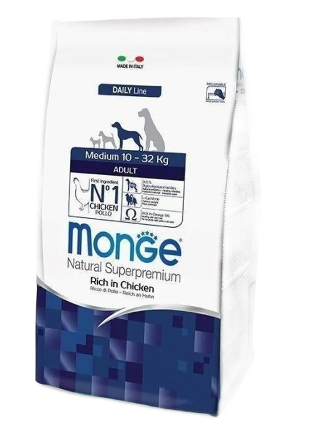 Monge cane adult medium pollo 12 kg  