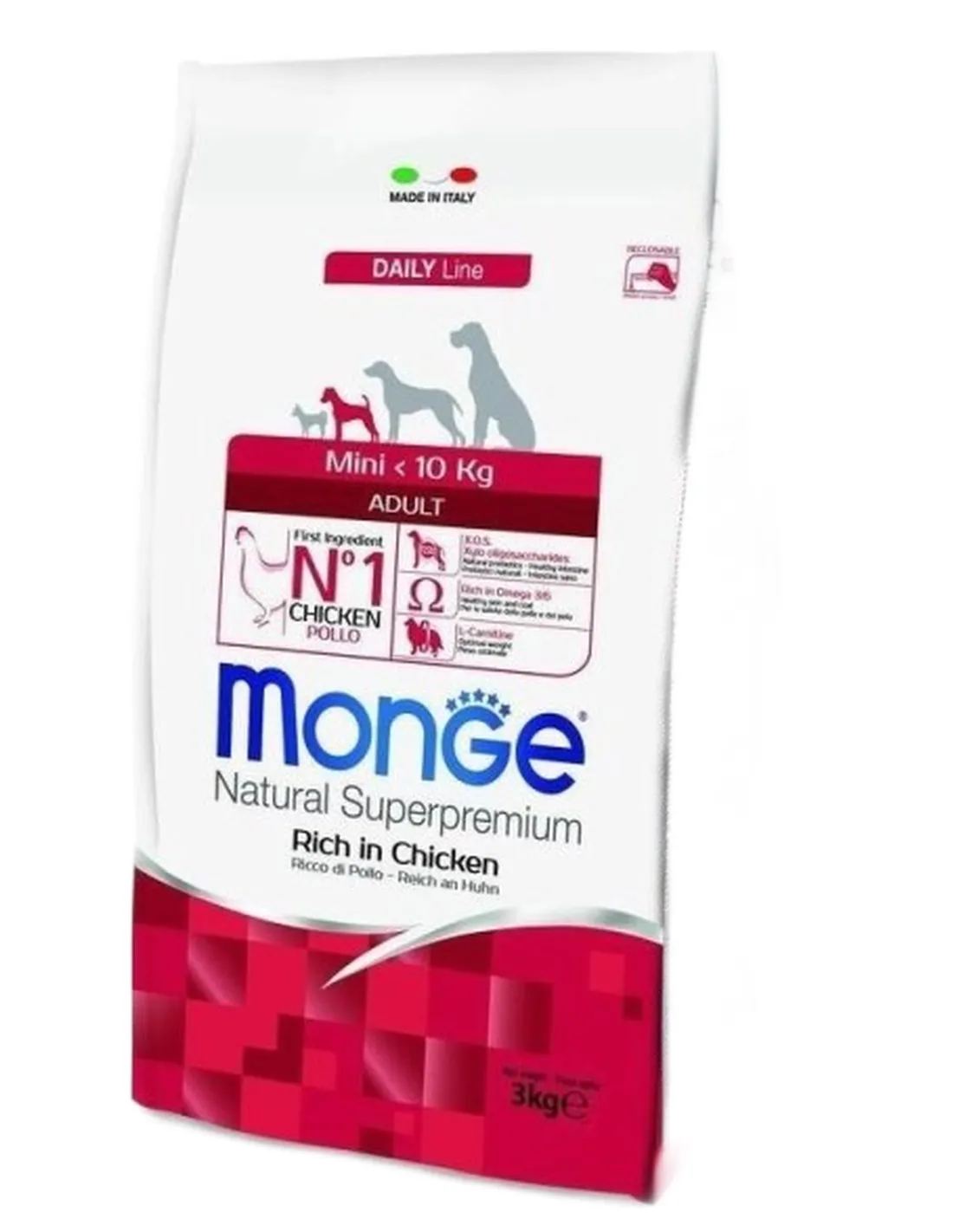 Monge cane adult mini 3 kg  