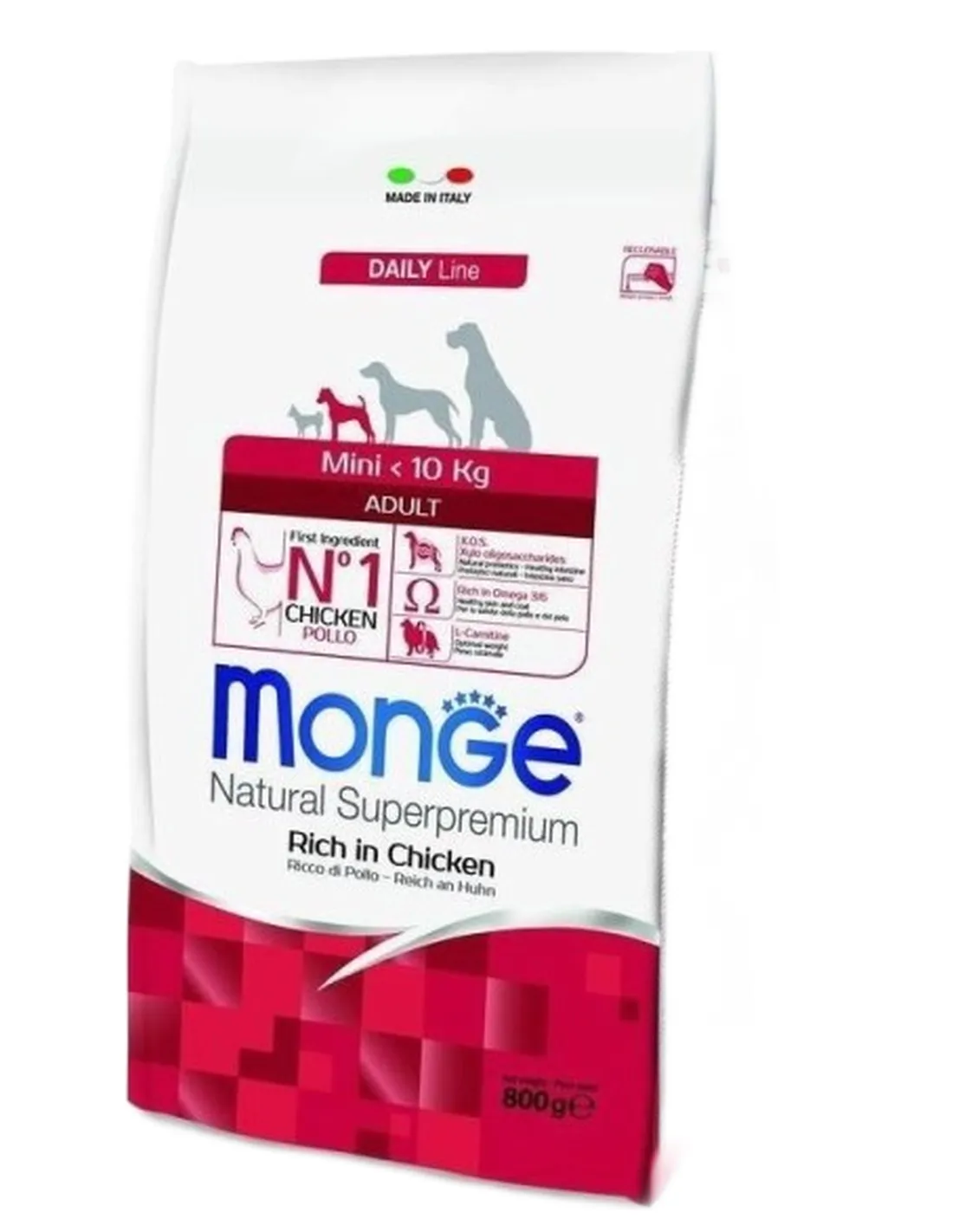 Monge cane adult mini 800 gr  