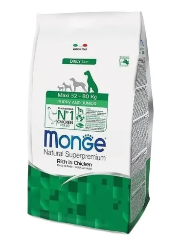 Monge cane puppy and junior maxi 12 kg  