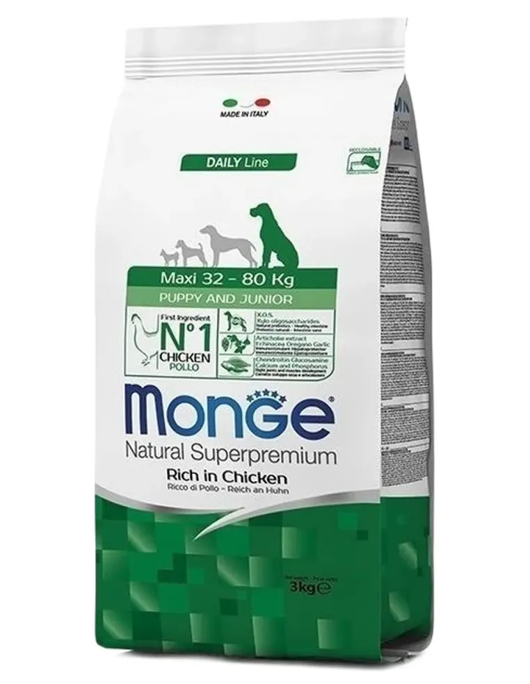 Monge cane puppy junior maxi 3 kg  