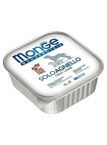 Monge cane monoprotein solo agnello 150 gr  