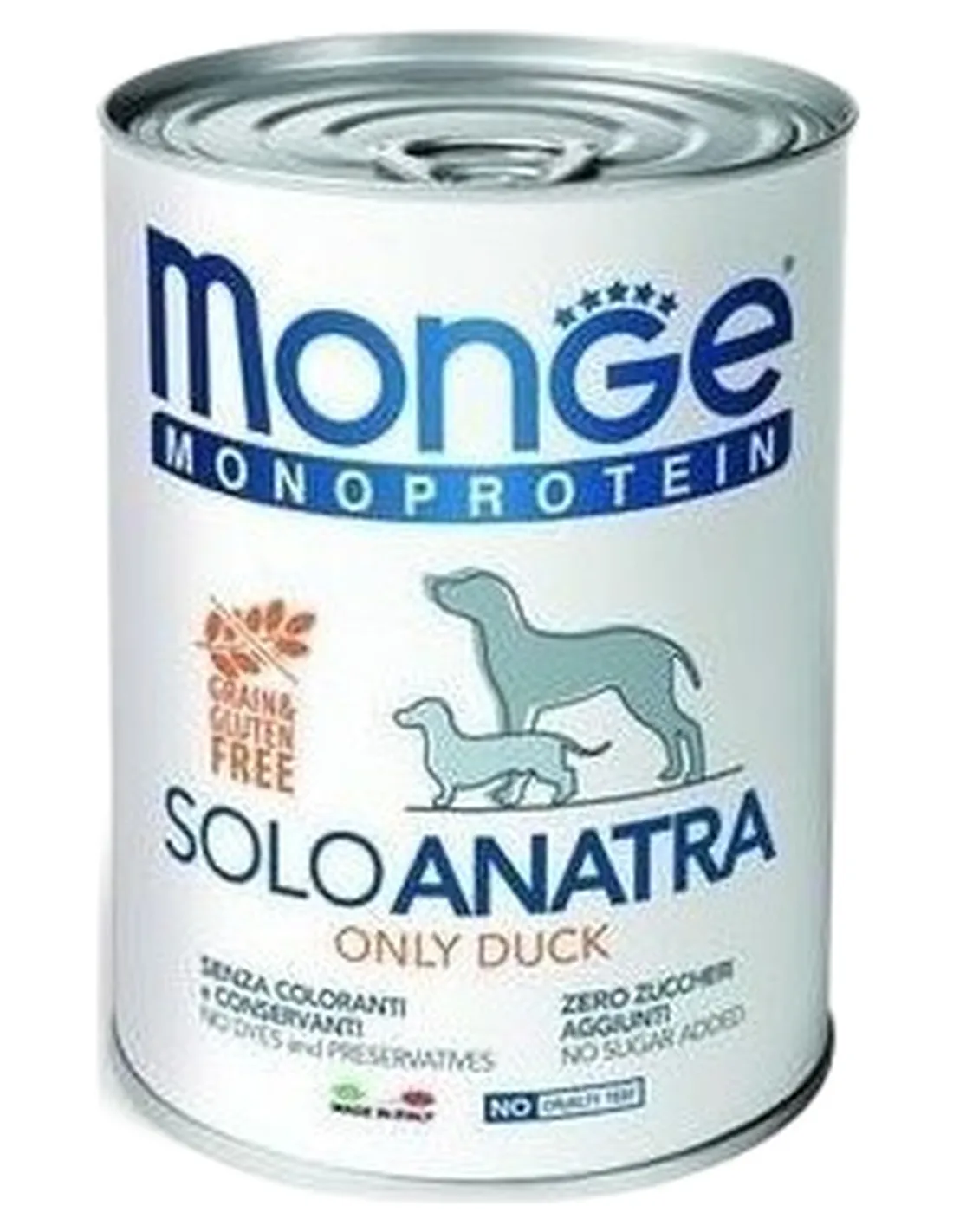 Monge monoproteico patè solo anatra 400 gr  