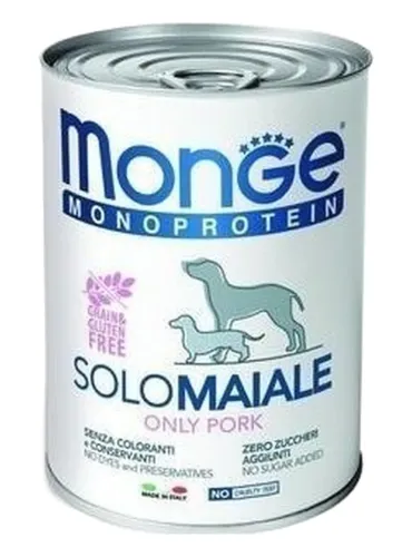 Monge monoproteico patè solo maiale 400 gr