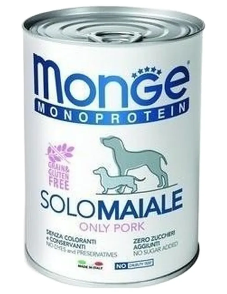 Monge monoproteico patè solo maiale 400 gr  