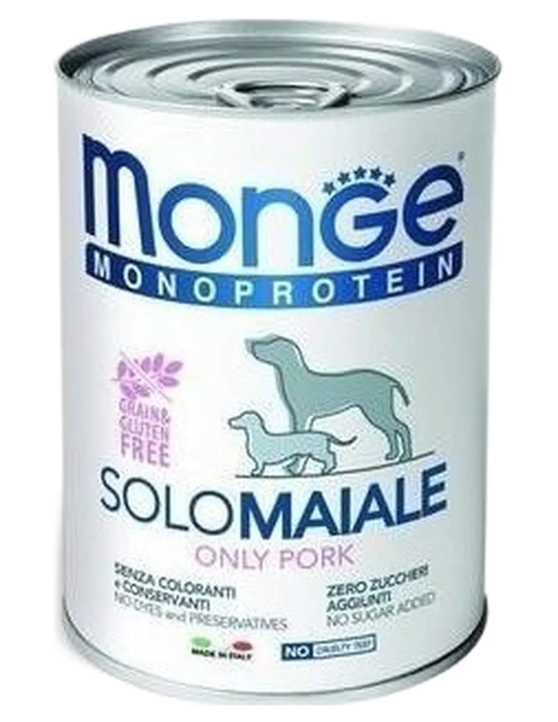 Monge monoproteico patè solo maiale 400 gr  