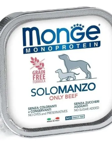 Monge cane monoprotein solo manzo 150 gr  