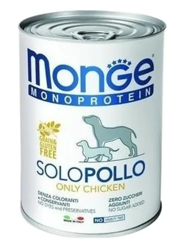 Monge monoproteico patè solo pollo 400 gr  