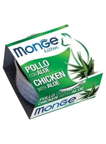 Monge gatto kitten fruits pollo con aloe 80 gr  