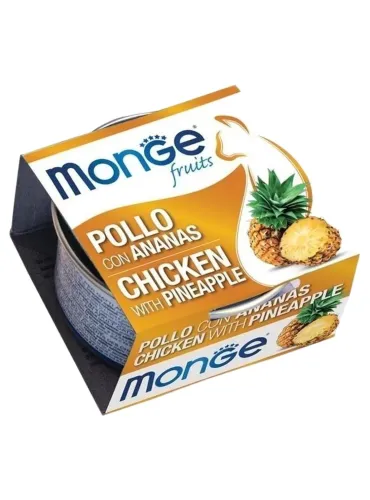 Monge gatto fruits pollo con ananas 80 gr  