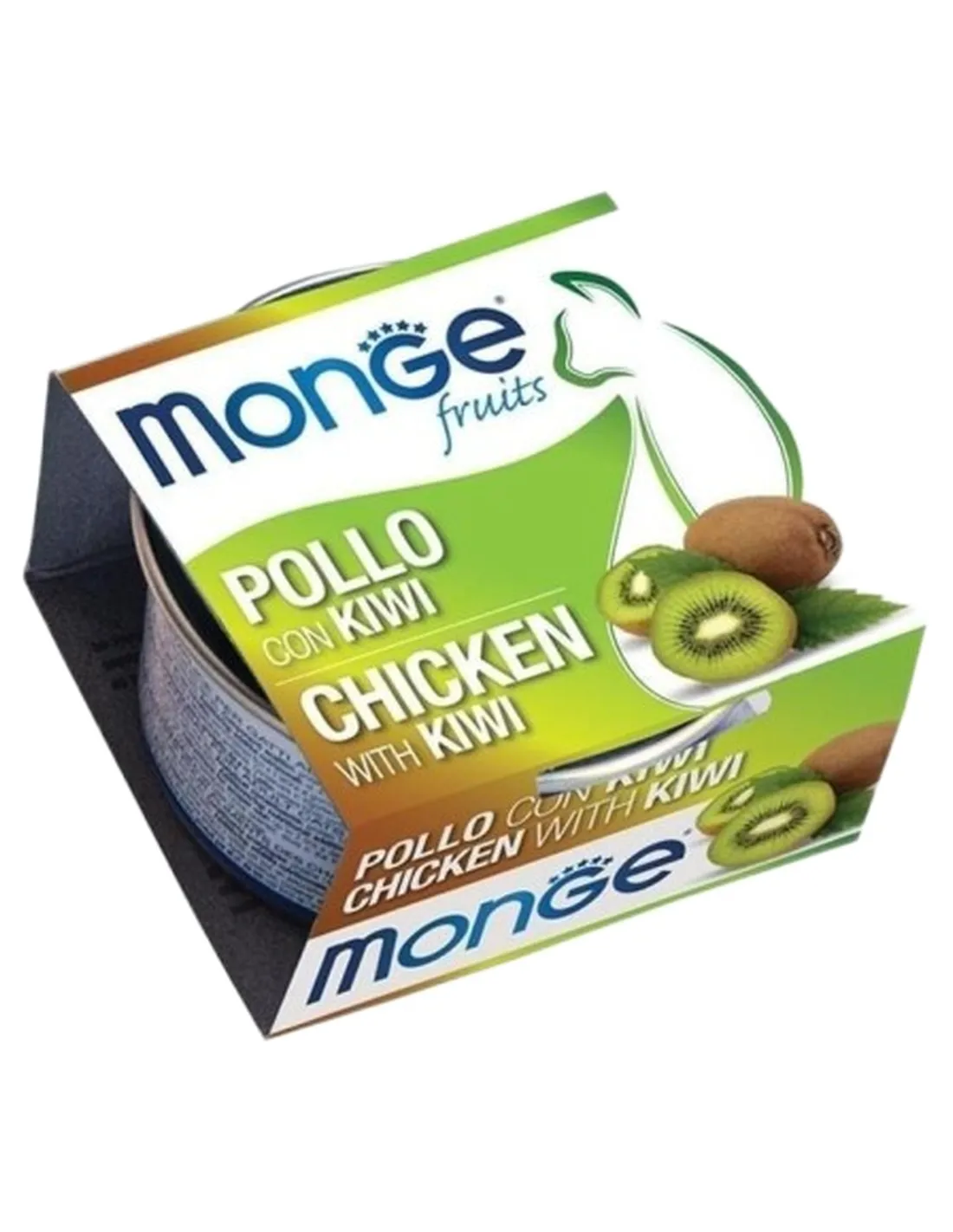Monge gatto fruits pollo con kiwi 80 gr   Monge gatto fruits pollo con kiwi 80 gr